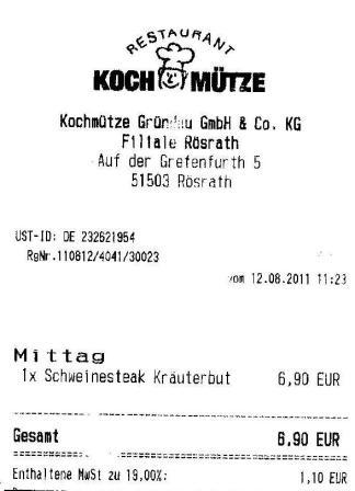 swnk Hffner Kochmtze Restaurant